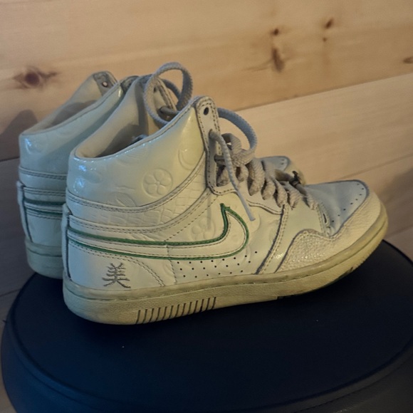 Nike Shoes - Special edition Japanese Rare Nike High-Top Sneakers with Green Swoosh